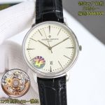 ZF Factory Vacheron Constantin Patrimony 40*9mm 9015 Movement White Face Watch